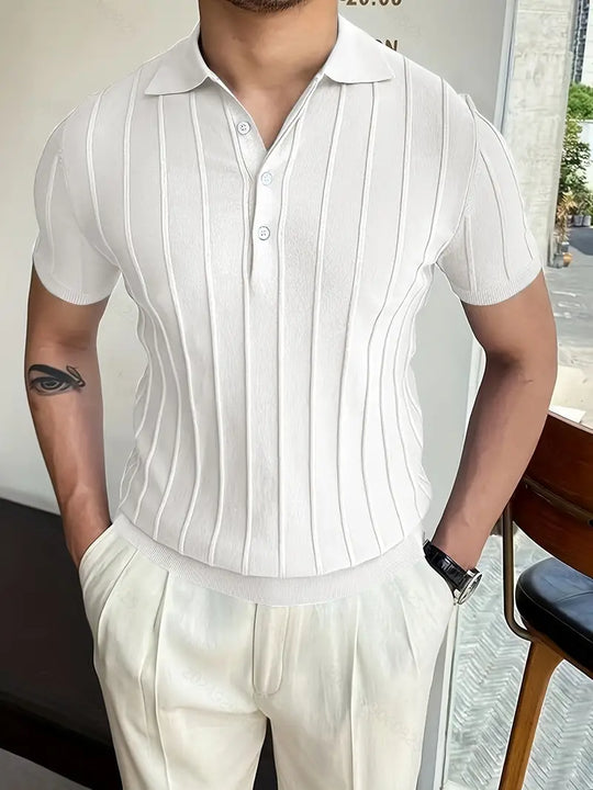 Ravissante: Lässiges Eleganz Gestreiftes Hemd