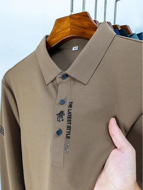 Elegante: Knitterfreies Leichtgewichts-Polohemd