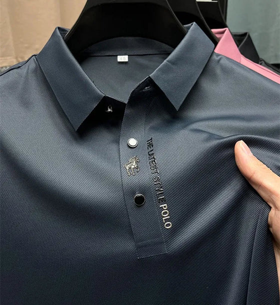 Veneto: Muskelfit-Poloshirt